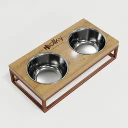 Hollky Base S — миски на підставці для маленьких собак та котів (2 × 0,45 л) - мініатюра 9