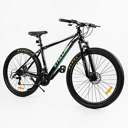 Велосипед спортивний SR-29598 Corso "Stellar" 29", сталева рама 19", обладнання Sunrun, 21 швидкість, зібраний на 75% (6800083295987) - мініатюра 8