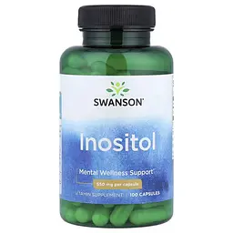 Інозитол (B-8) Inositol 650 mg 100 капсул Swanson vit0005888