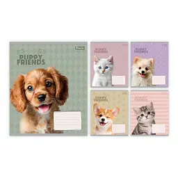 Набір зошитів 1 Вересня Puppy Friends коса лінія 12 аркушів 25 шт 768778