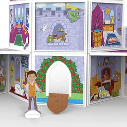 Ігровий набір Melissa & Doug Середньовічний замок магнітний (MD30662) - мініатюра 3