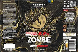 Пиво Forever Zombie безалкогольне світле нефільтроване 0.5% 0.5 л - мініатюра 6