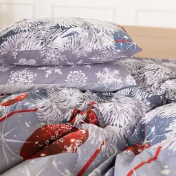 Простирадло MirSon Ranforce Elite 17-0657 Mistletoe 150х220 см (2200009611834) - мініатюра 4