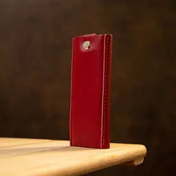 Яскрава шкіряна ключниця Grande Pelle 11353 червоний - мініатюра 8