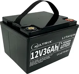 Аккумуляторная батарея для ИБП Matrix 12.8 V / 36 А*ч (MLR 1236)