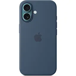 Чохол Apple Silicone Case with MagSafe для iPhone 16 Denim (MYY23ZM/A) [116204] - мініатюра 2