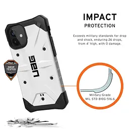 Чохол оригінальний протиударний UAG Pathfinder (Original) 112347114141 для iPhone 12 Mini (5.4") White - мініатюра 4