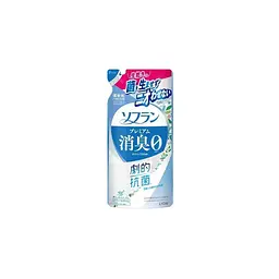 LION Soflan Premium Deodorizer Кондиціонер для білизни, аромат лугових трав, поповнення 380 мл