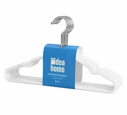 Набір вішалок для одягу Idea Home 8 шт. білий (6722133)