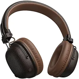 Бездротові накладні навушники Hoco W64, AUX, BT5.4, 300mAh, 32h, brown - мініатюра 2