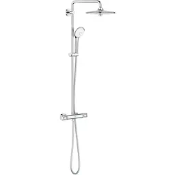 Душова система з термостатом для настінного монтажу Grohe Euphoria System 260 27296003, Хром
