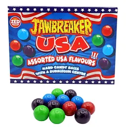Цукерки Zed Candy Jawbreakers USA Hard Candy Balls Assorted 140г - мініатюра 2