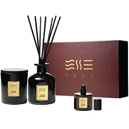 Подарунковий набір для ароматизації приміщень Esse Selected Vanille Velours (diffuser/250ml + candle/220g + h/parfum/50ml)