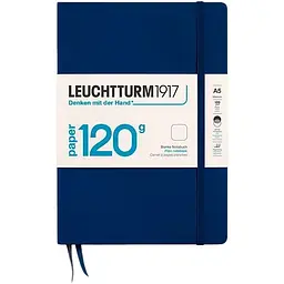 Блокнот Leuchtturm1917 120G Edition Середній Темно-синій Чисті аркуші (372382)