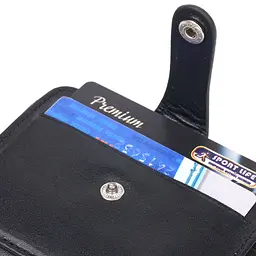 Красиве жіноче портмоне з натуральної гладкої шкіри Canpellini 21492 чорне - мініатюра 9