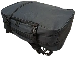 Великий дорожній рюкзак - сумка для подорожей 40L Live in style Темно-сірий - мініатюра 9