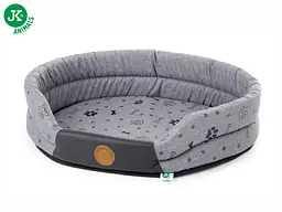 Ліжко для собак JK Animals Grey Lux 50х45х14 см