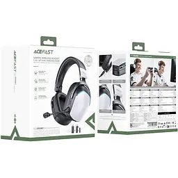 Гарнітура ігрова Acefast H11, Bluetooth+3,5мм White - мініатюра 8