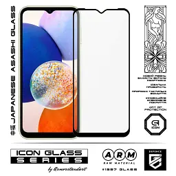 Скло захисне Armorstandart Icon Samsung A14 4G / A14 5G Black (ARM66210) - мініатюра 2