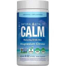 Магній Natural Vitality Calm 350 мг без ароматизаторів 113 г