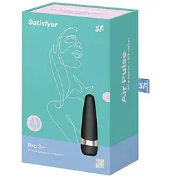 Вакуумний кліторальний стимулятор Satisfyer Pro 3+ з вібрацією - мініатюра 3