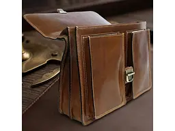 Чоловічий діловий портфель Italico 8013/42 Коньячний 42x30, 5x11 см TONY PEROTTI sum0029073 - мініатюра 7