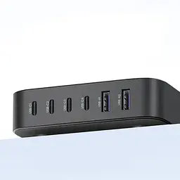 Зарядний пристрій 6xUSB 200W 4хUSB-C+2xUSB-A Gan CD271 Ugreen - мініатюра 3