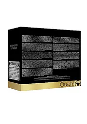 Набір анальних пробок - Ouch! Acrylic Golden Glitter Butt Plug Set - мініатюра 8