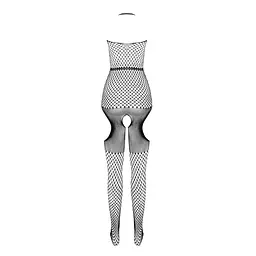 Бодістокінг з імітацією панчох Passion BS079 black One size - мініатюра 6