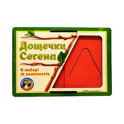Вкладиші Дошки Сегена "фігури, кольори" (ПСД212) PSD212 - мініатюра 5