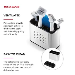 Органайзер для кухонної мийки KitchenAid Sinkware сірий (KEG784OSSSA) - мініатюра 7