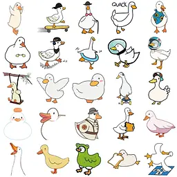 Стікерпак GeekLand Duck 50 штук - мініатюра 3
