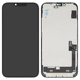 Дисплей для iPhone 14 Plus, чорний, з рамкою, Original (PRC), NEW
