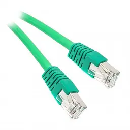 Патч-корд 0.5м S/FTP Cat 6A CU LSZH green Cablexpert (PP6A-LSZHCU-G-0.5M) - мініатюра 1
