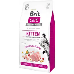 Сухий корм Brit Care Cat GF Kitten HGrowth & Development для кошенят, здоровий ріст і розвиток 7 кг (арт.171277)