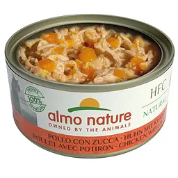 Вологий корм для котів Almo Nature HFC Cat Natural з куркою та гарбузом 150 г - мініатюра 2