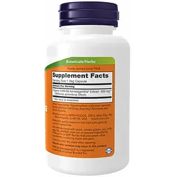 Ашваганда Now Foods KSM-66 Ashwagandha 90 веганських капсул - мініатюра 2