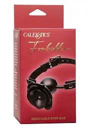 Кляп Calexotics Removable Rose (чорний) - мініатюра 2