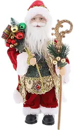 Новорічна фігура "Санта Клаус з подарунками" BonaDi 16х9х30 см dec0008683