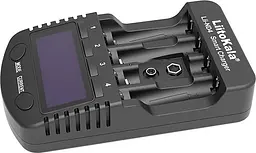Зарядний пристрій універсальний LiitoKala Lii-ND4 (4 канали Ni-Mh / крона тестер 220 / 12V LED дисплей) - мініатюра 3