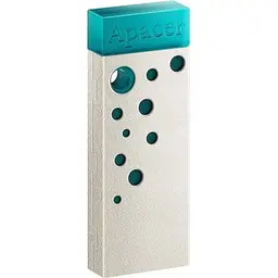 USB флеш накопичувач Apacer 32GB AH11J Turquoise Green USB 2.0 (AP32GAH11JG-1) - мініатюра 2