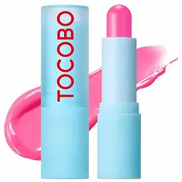 Зволожуючий відтінковий бальзам для губ Tocobo Glass Tinted Lip Balm 012 Better Pink (TOC028) - мініатюра 2