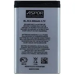 Акумулятор Aspor BL-5CA для Nokia 100/101/1110/1110i/1112