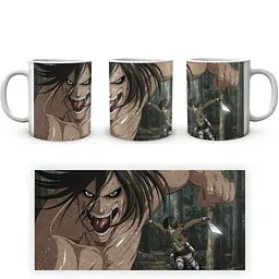 Кухоль GeekLand Attack on Titan Атака Титанів Ерен AOT 002.14 330 мл білий - мініатюра 4
