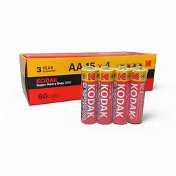 Батарейка Kodak Super Heavy Duty AA/R6, 60 шт. (1245789905)