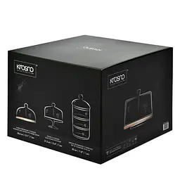 Підставка дерев`яна Krosno Glamour яка обертається з кришкою 33 см (914046) - мініатюра 6