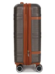 Валіза маленька S ABS-пластик Worldline Airtex 629 56×36×22см 38л Коричнева - мініатюра 6