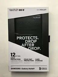 Протиударний чохол-книжка з підставкою та відділенням для карт Tech21 Evo Wallet для Samsung Galaxy Note 9 Black - мініатюра 7