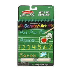 Набор для творчества Melissa & Doug Альбом-царапка Буквы и цифры (MD9142)