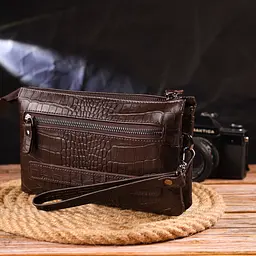 Чоловічий шкіряний клатч Canpellini 22,5х14х4 см sum0022433 - мініатюра 8